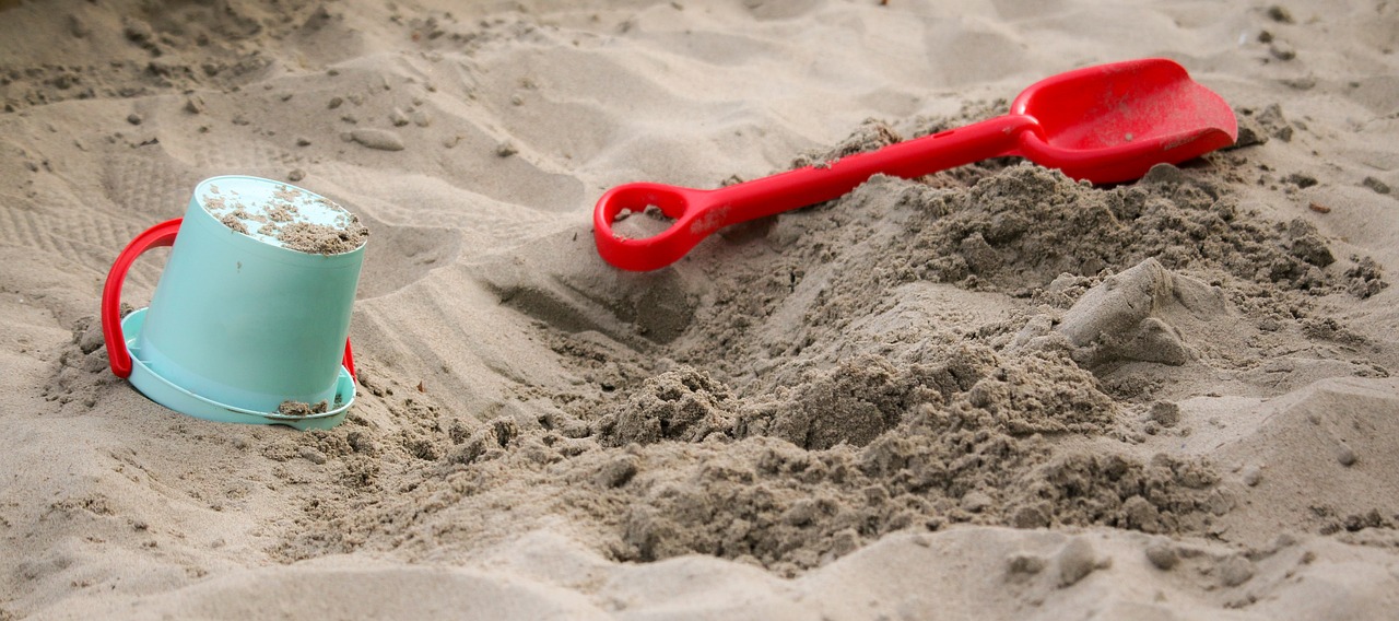 til » find sand til sandkassen her